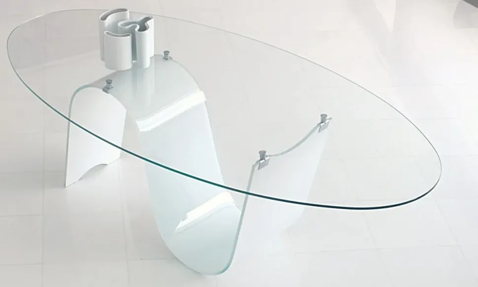 Tavolo rotondo con basamento centrale Infinity Unico italia scontato