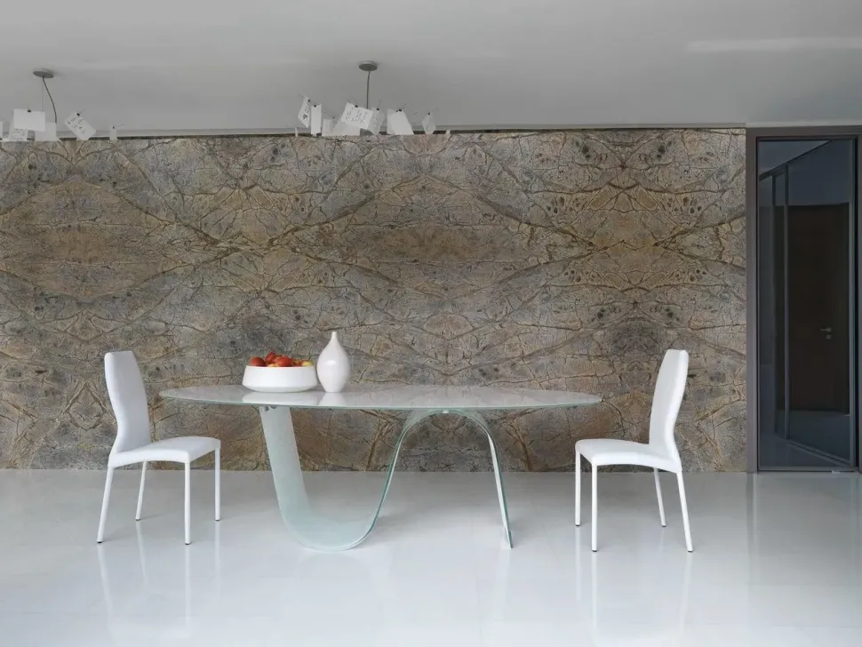 Tavolo rotondo con basamento centrale Infinity Unico italia scontato