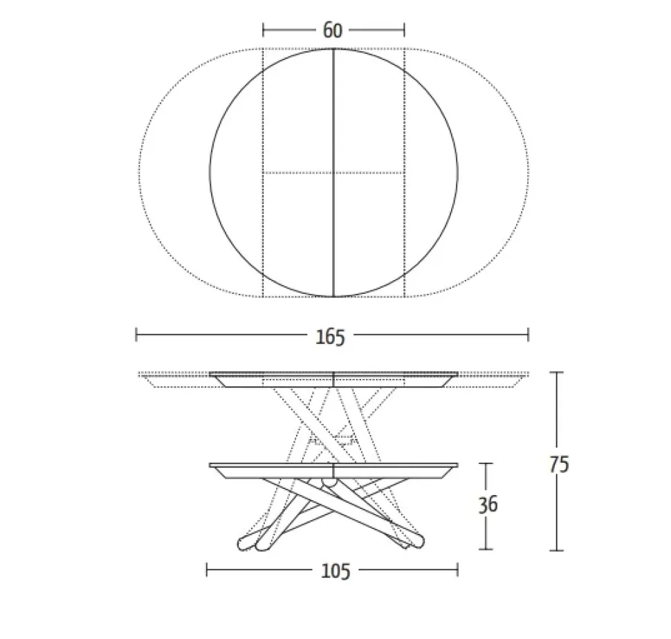 Tavolo rotondo Helios Altacom scontato del 10%