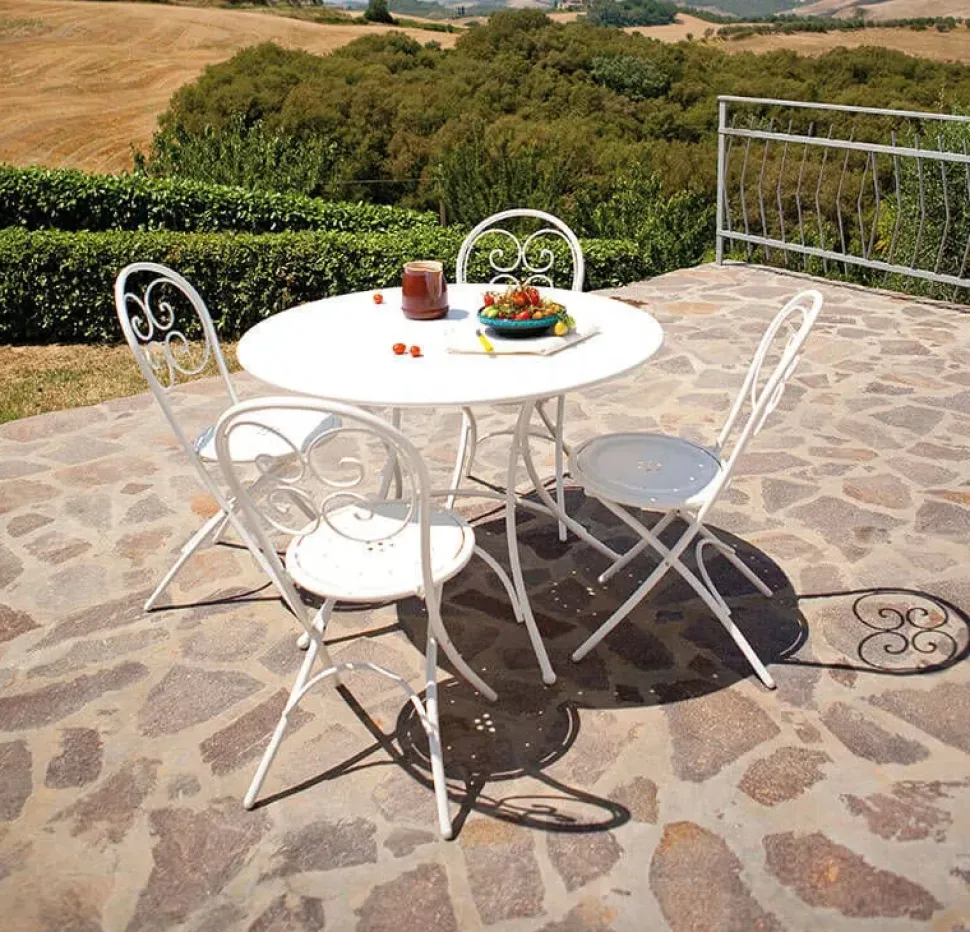 Tavolo rotondo in metallo Pigalle Emu in Offerta Outlet