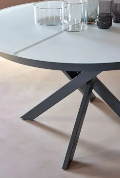 Tavolo rotondo in vetro T30 giotto Friulsedie in Offerta Outlet