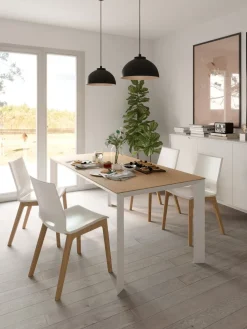 Tavolo Rovere e bianco Artigianale a prezzo ribassato