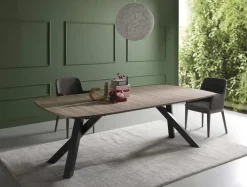 Tavolo sagomato Cross  Sedie brianza scontato del 20%