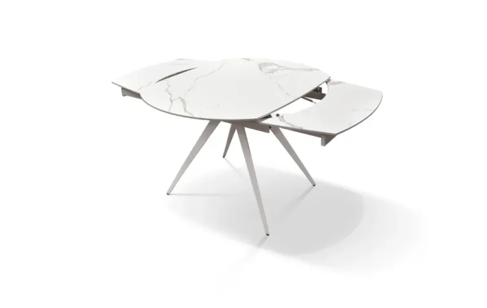 Tavolo sagomato in ceramica Tavolo allungabile di Collezione esclusiva in Offerta Outlet