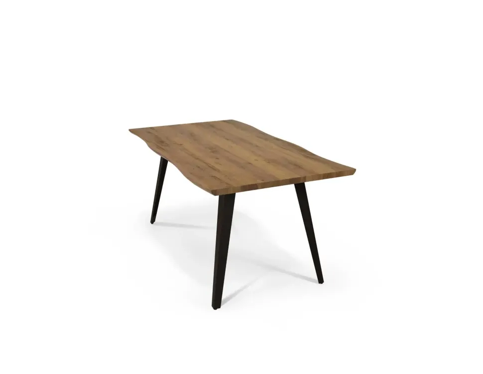 Tavolo sagomato in legno e resina Tavolo di Collezione esclusiva in Offerta Outlet