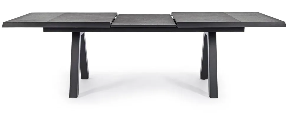 Tavolo scontato da giardino Tavolo krion 205-265 allungabile antracite Bizzotto