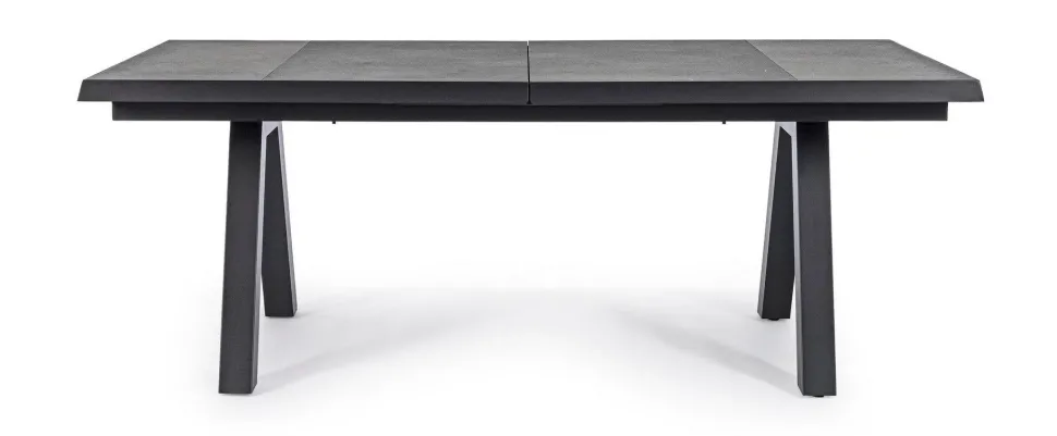 Tavolo scontato da giardino Tavolo krion 205-265 allungabile antracite Bizzotto