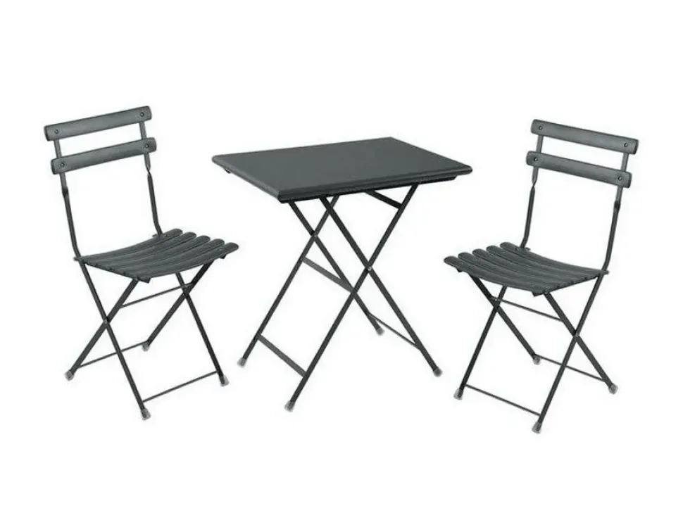 Tavolo scontato per l'esterno Tavolo arc en ciel 70 x 50 con 2 sedie Emu