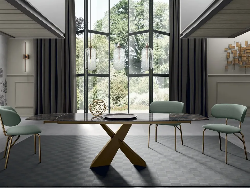 Tavolo Ship Zamagna in ceramica Allungabile scontato 40%