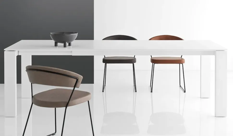 Tavolo Sigma wood Connubia in legno Rettangolare allungabile