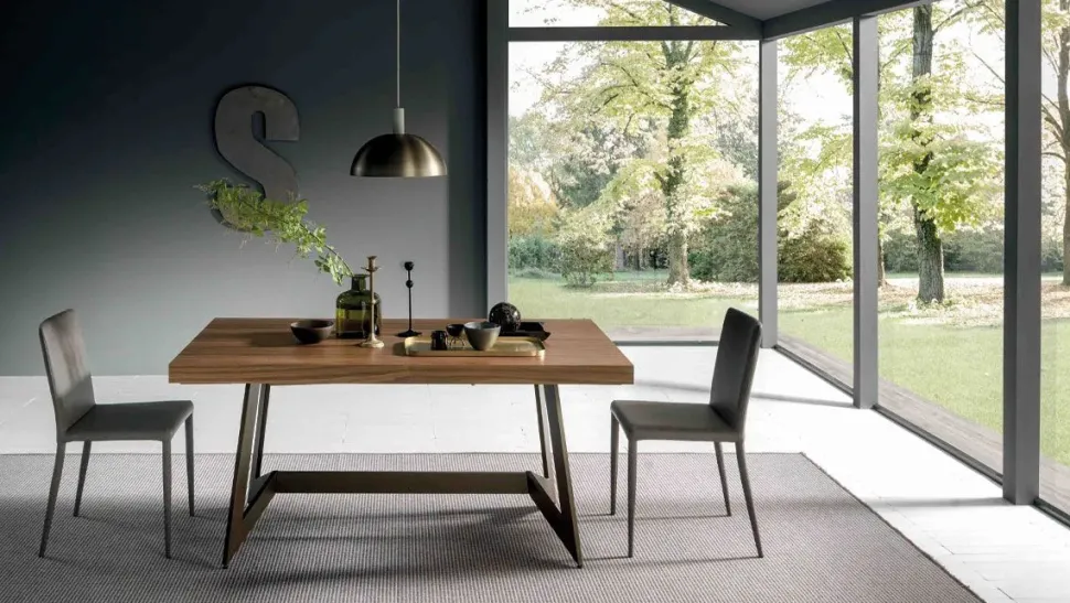 Tavolo Sipario Altacom in laminato Rettangolare allungabile scontato 40%