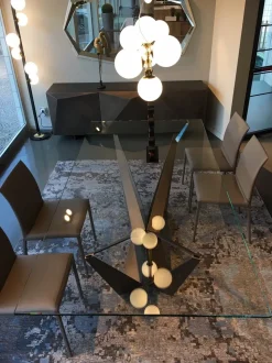 Tavolo Skorpio Cattelan in vetro Fisso