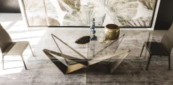 Tavolo Skorpio Cattelan italia in vetro Fisso