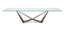 Tavolo Skorpio Cattelan italia in vetro Fisso