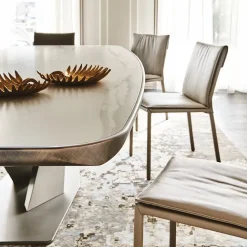 Tavolo Stratos keramik Cattelan italia in ceramica Fisso scontato 30%