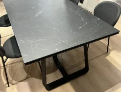 Tavolo Sunshine cs4128-r200 Calligaris in ceramica Rettangolare allungabile