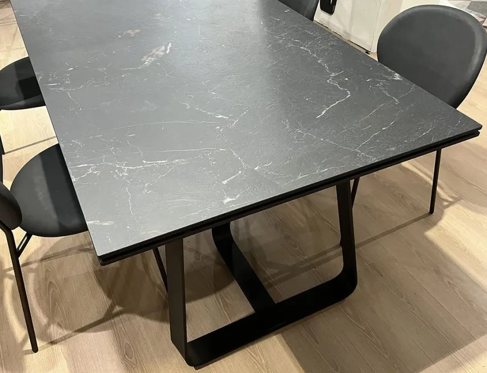 Tavolo Sunshine cs4128-r200 Calligaris in ceramica Rettangolare allungabile