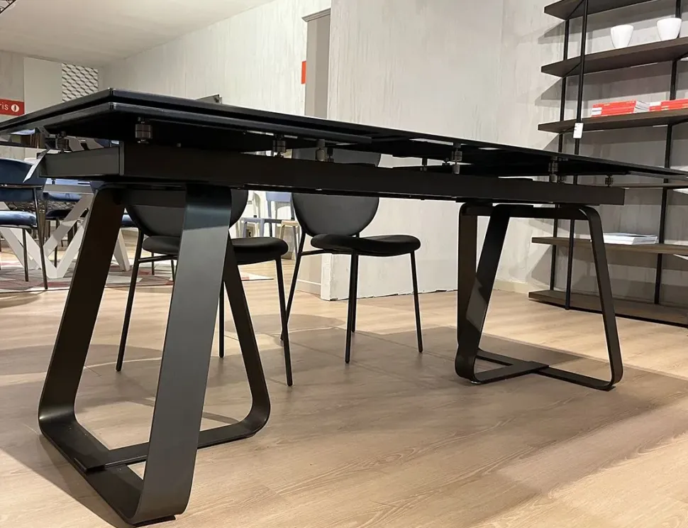 Tavolo Sunshine cs4128-r200 Calligaris in ceramica Rettangolare allungabile