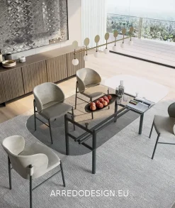 Tavolo Supernova Dall'agnese in vetro Fisso scontato 30%