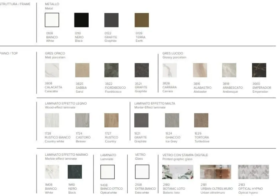 Tavolo Target point - katana Target point in altri materiali Allungabile