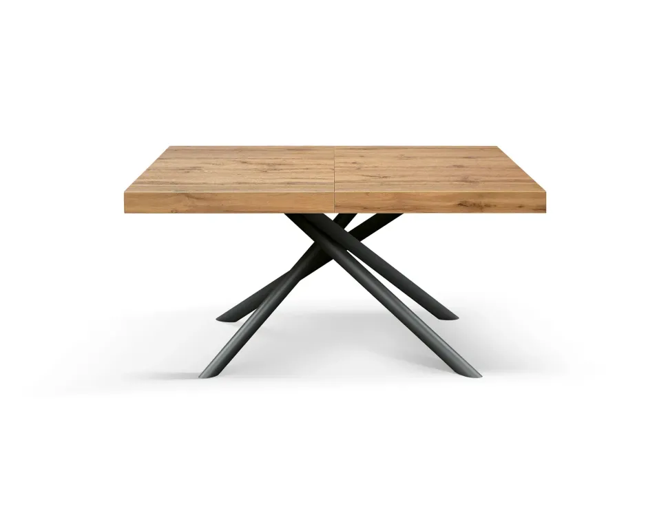 Tavolo Tavolo allungabile in laminato rovere Mobilificio bellutti in OFFERTA OUTLET -51%