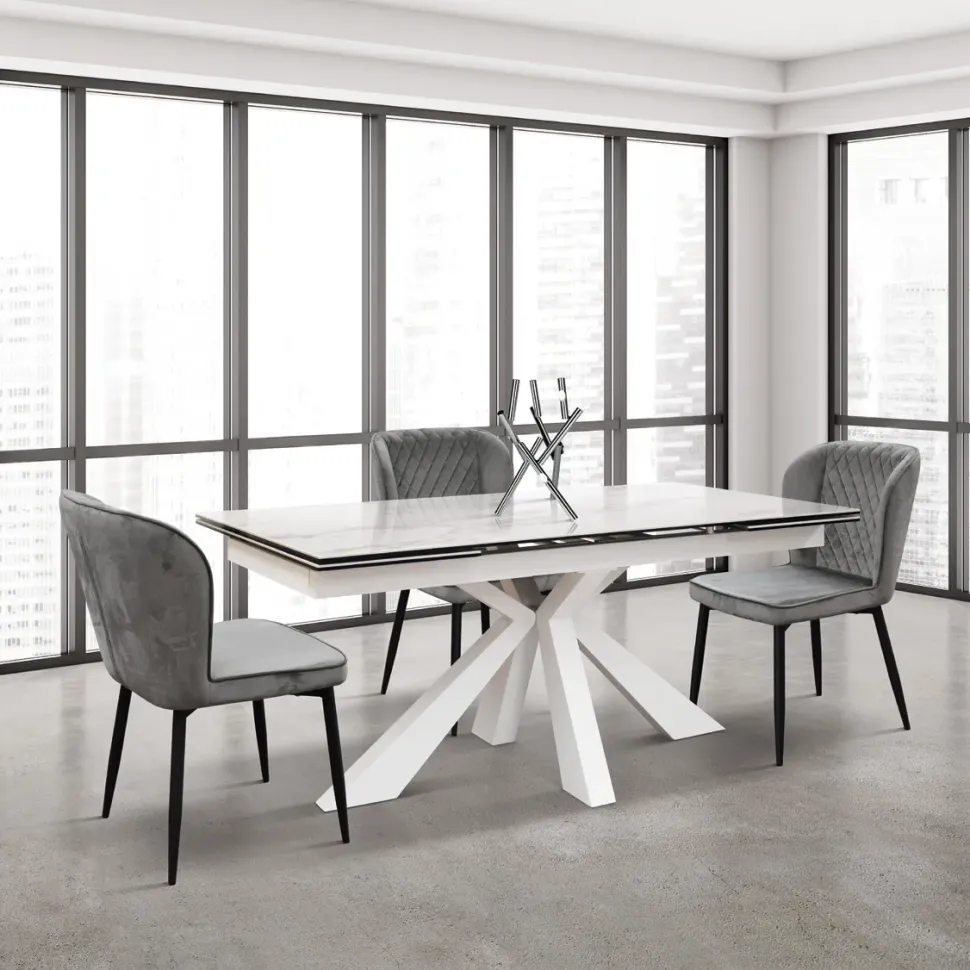 Tavolo Tavolo allungabile Collezione esclusiva in altri materiali Allungabile scontato 40%