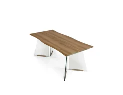 Tavolo Tavolo con base in vetro Collezione esclusiva a prezzo ribassato