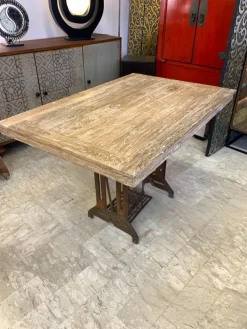 Tavolo Tavolo fisso teak kecil 120 cm  Outlet etnico in OFFERTA OUTLET -33%