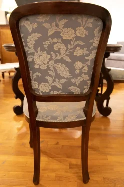 Tavolo Tavolo fratino legno antico massello noce + n. 4 sedie Artigianale a prezzo ribassato