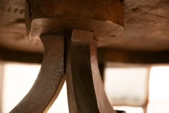 Tavolo Tavolo fratino legno antico massello noce + n. 4 sedie Artigianale a prezzo ribassato