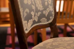 Tavolo Tavolo fratino legno antico massello noce + n. 4 sedie Artigianale a prezzo ribassato