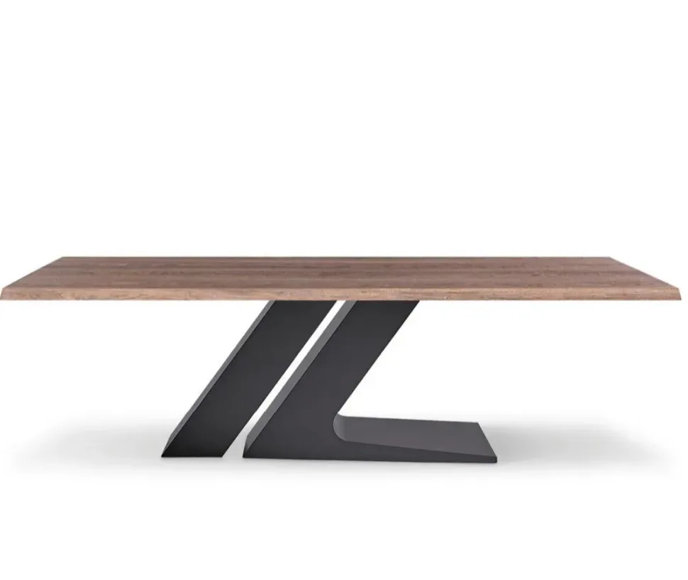 Tavolo Tavolo in legno rovere natur c/nodi bonaldo tl250 bonaldo di Bonaldo scontato del 51%