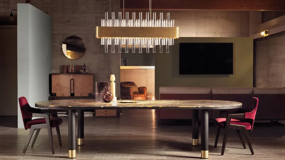 Tavolo Tavolo luxury marmo design Md work in marmo Fisso scontato 32%