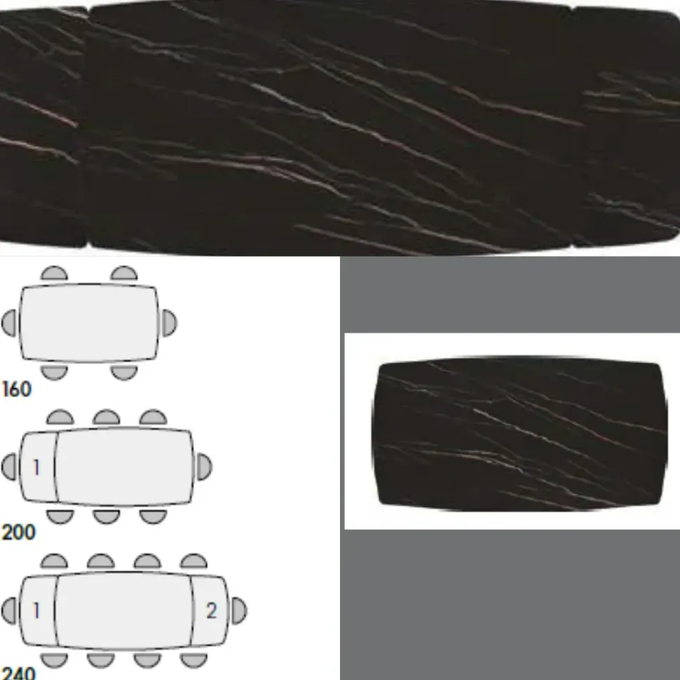 Tavolo Tavolo modello golden Mobilificio bellutti a prezzo scontato