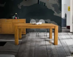 Tavolo Tavolo moderno in legno massello Collezione esclusiva in OFFERTA OUTLET -40%