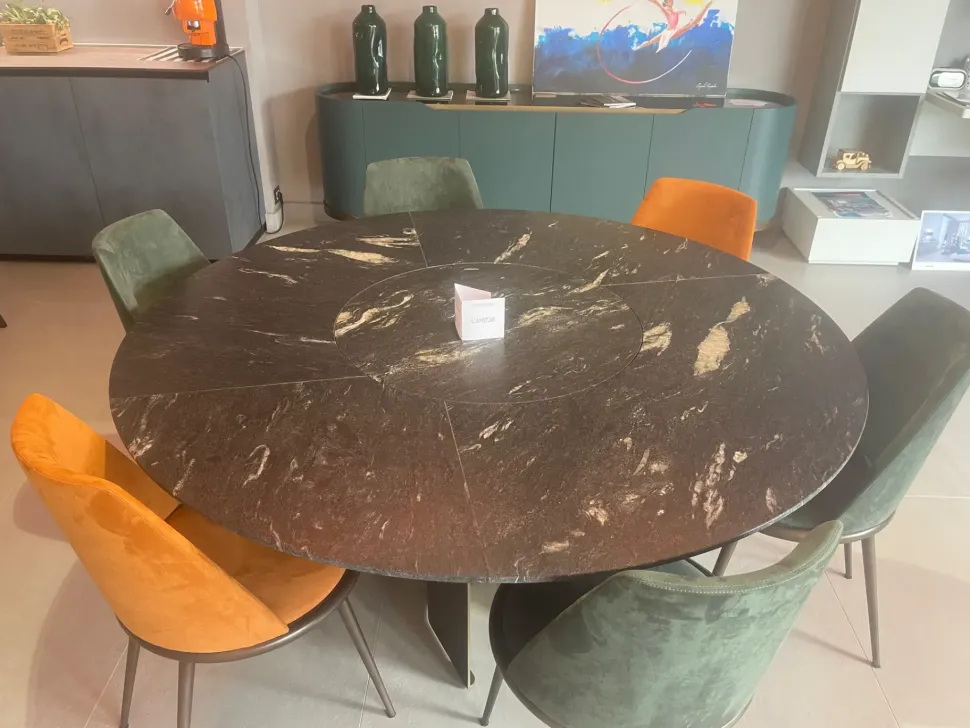 Tavolo Tavolo rotondo mirage Cantori in OFFERTA OUTLET -40%