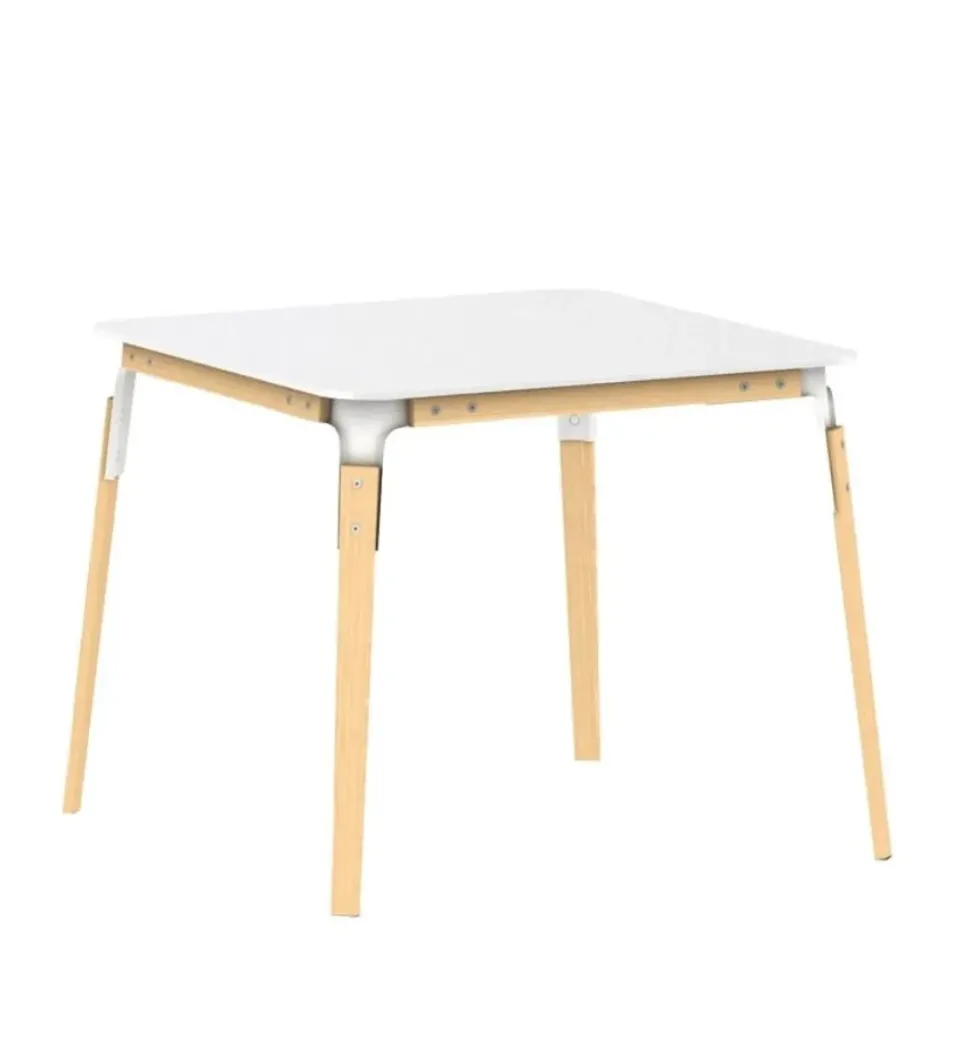 Tavolo Tavolo steelwood 90x90 in hpl bianco magis Magis in OFFERTA OUTLET -58%