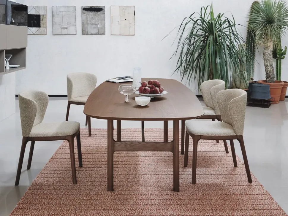 Tavolo Torii legno o laccato di Novamobili scontato del 30%