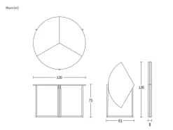 Tavolo trasformabile rotondo con basamento centrale Icaro Altacom scontato