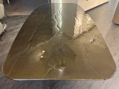 Tavolo Twins Calligaris in vetro Fisso