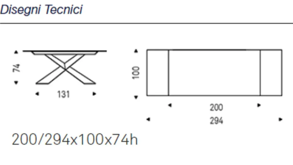 Tavolo Tyron keramik drive Cattelan italia a prezzo scontato