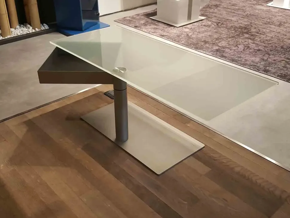 Tavolo vetro Reflex Asso di quadri in offerta outlet!