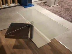 Tavolo vetro Reflex Asso di quadri in offerta outlet!