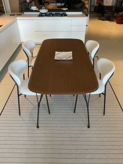 Tavolo Viscount of wood + sedie cozy connubia Kartell in legno Fisso