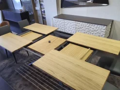 Tavolo 4x4 Ozzio in legno Allungabile