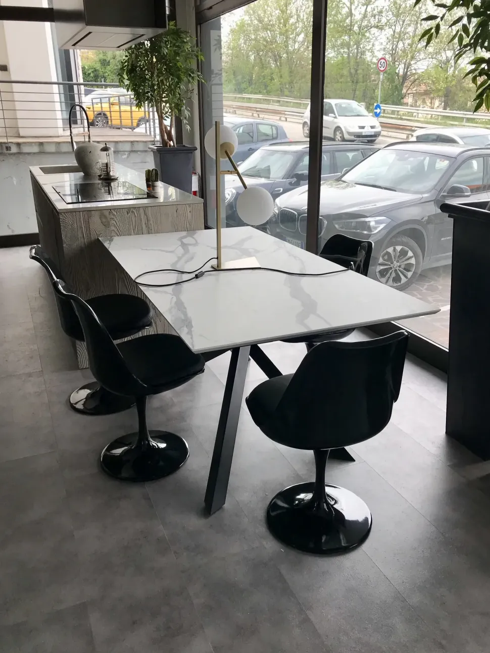 Tavolo Xavier allungabile hpl marmo Stones in laminato Allungabile scontato 46%