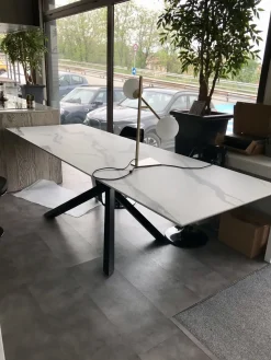Tavolo Xavier allungabile hpl marmo Stones in laminato Allungabile scontato 46%