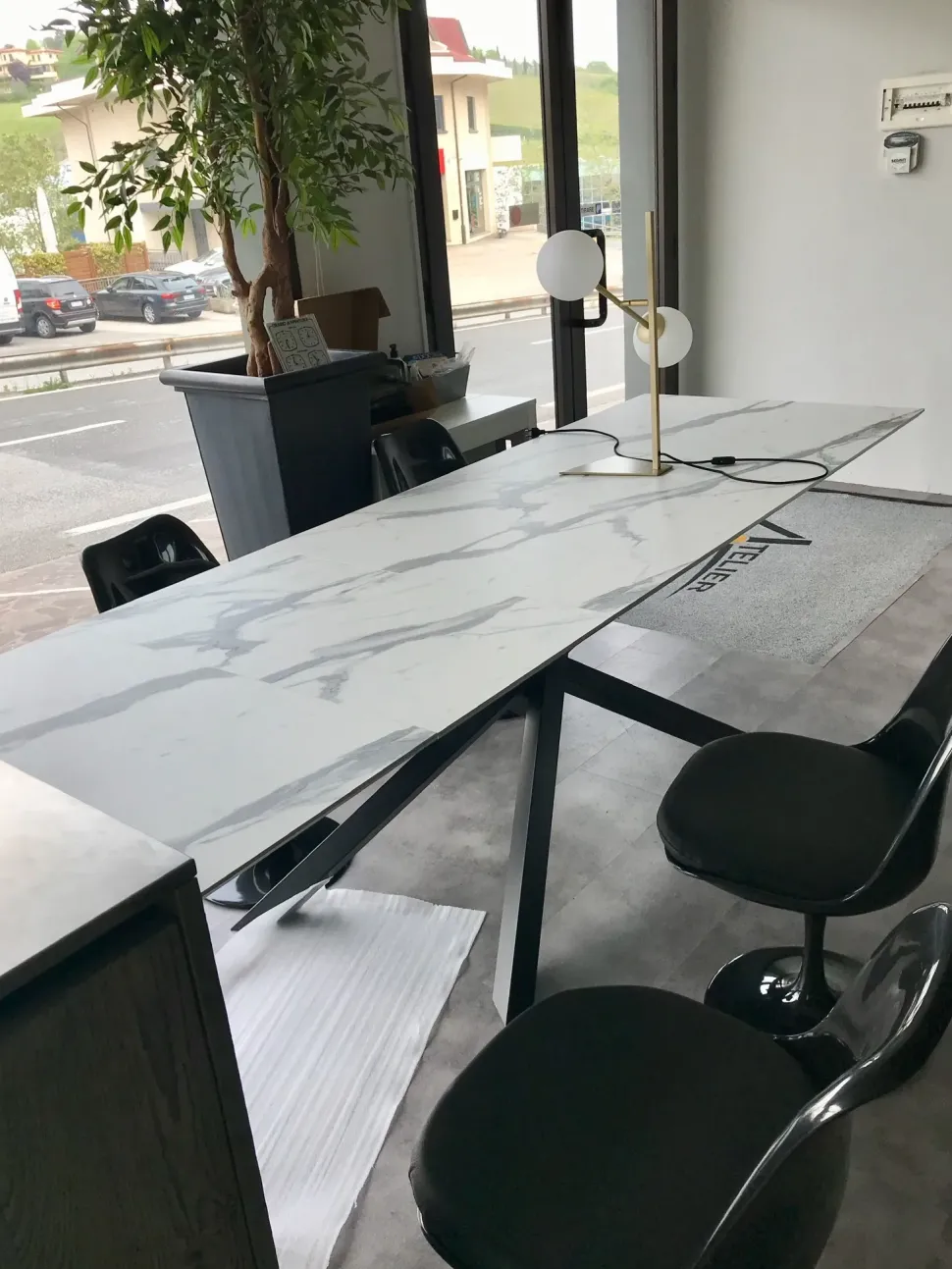 Tavolo Xavier allungabile hpl marmo Stones in laminato Allungabile scontato 46%