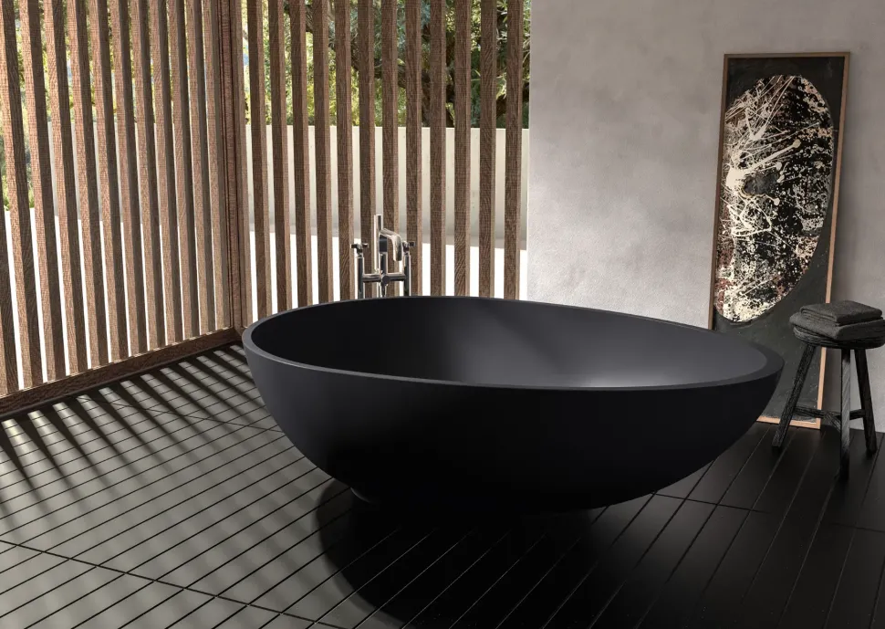 Vasca da bagno a prezzo scontato Vov next black a marchio Mastella