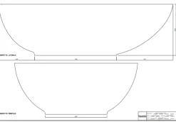 Vasca da bagno a prezzo scontato Vov next black a marchio Mastella